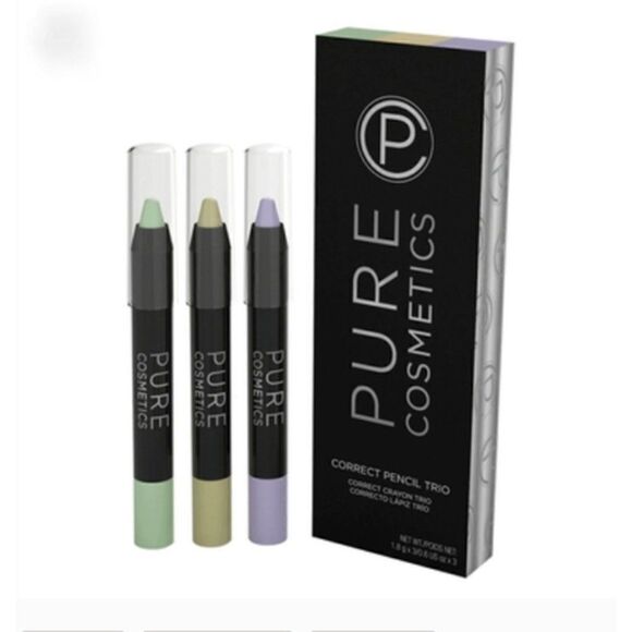 Pure Cosmetics Makeup Bundle Conceal Contour Correct Pencil Trio NEW - Picture 5 of 5